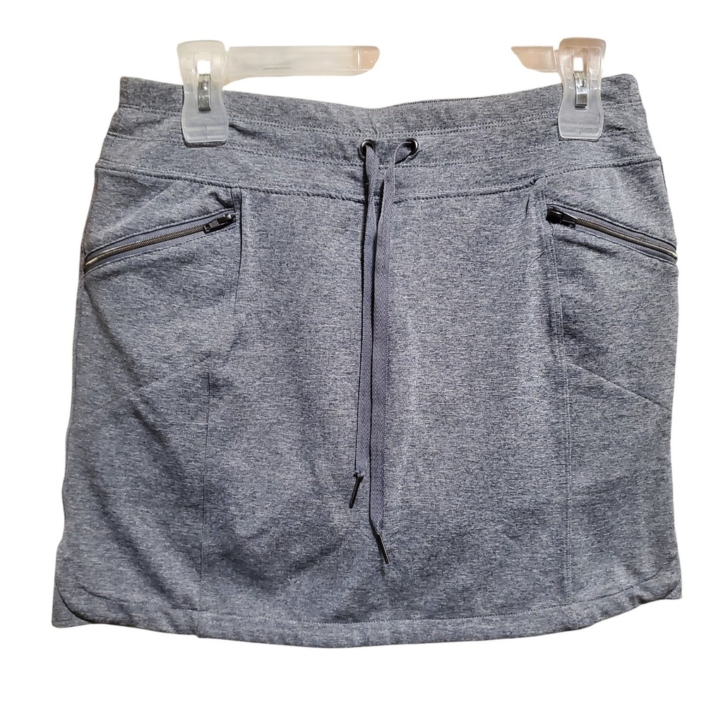 Tangerine Women's Gray Heathered Athletic Skirt Shorts Skort Size S/CH